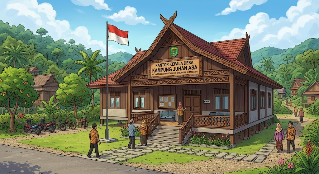 Kantor desa Kampung Juhan Asa